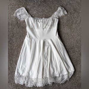 White Graduation Dress